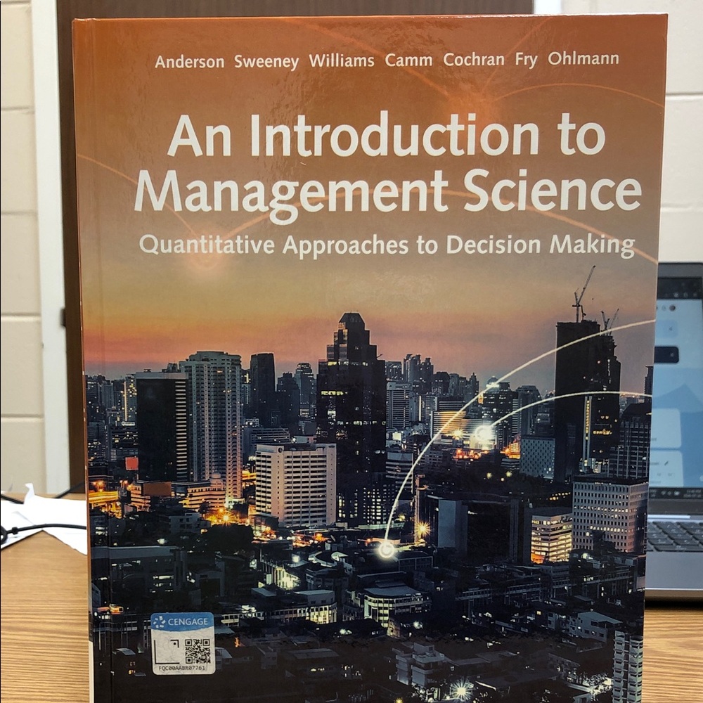 An Introduction to Management Science Textbook